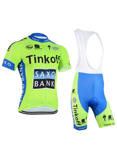 Conjunto de Ciclismo de Verano Saxo Bank: Comodidad y Estilo para tus Paseos