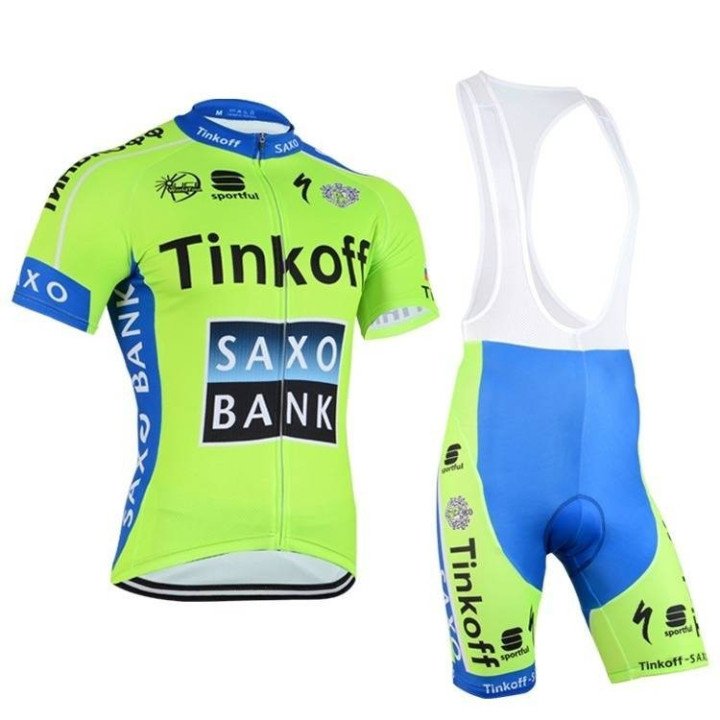 Conjunto de Ciclismo de Verano Saxo Bank: Comodidad y Estilo para tus Paseos