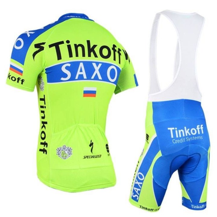 Conjunto de Ciclismo de Verano Saxo Bank: Comodidad y Estilo para tus Paseos
