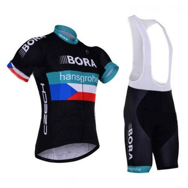 Conjunto corto de ciclismo Bora Czech: comodidad y estilo para tus rutas