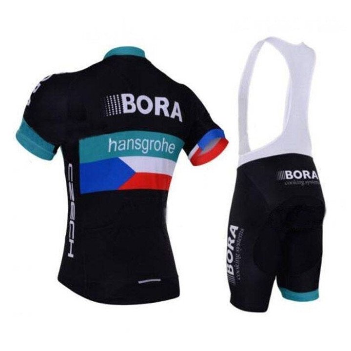 Conjunto corto de ciclismo Bora Czech: comodidad y estilo para tus rutas