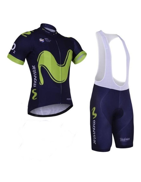 Conjunto Corto de Ciclismo Verano Movistar: Comodidad y Estilo para tus Rutas
