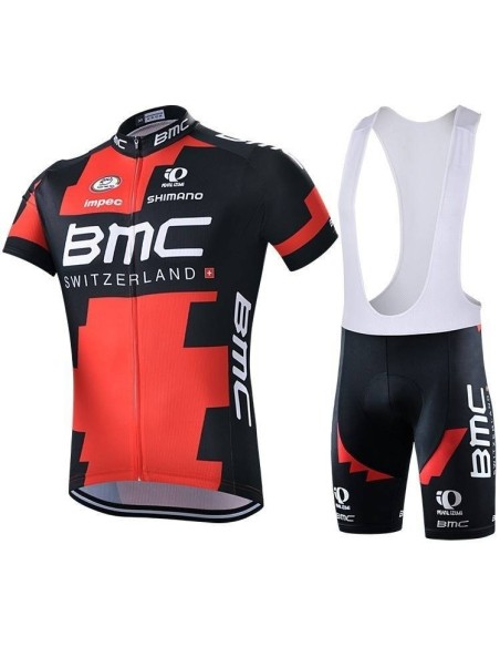 Equipación de ciclismo corta BMC: comodidad y frescura para tus paseos de verano