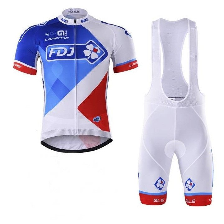 Equipación de Ciclismo de Verano FDJ para un Pedaleo Cómodo y Fresco