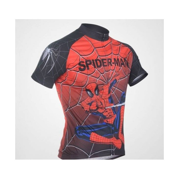 Maillot Corto Spiderman: comodidad y frescura para tus rutas en bici