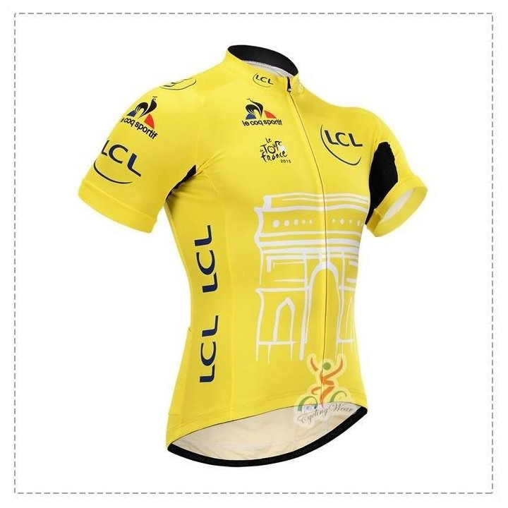 Maillot corto Tour de Francia: comodidad y frescura para tus rutas en bici