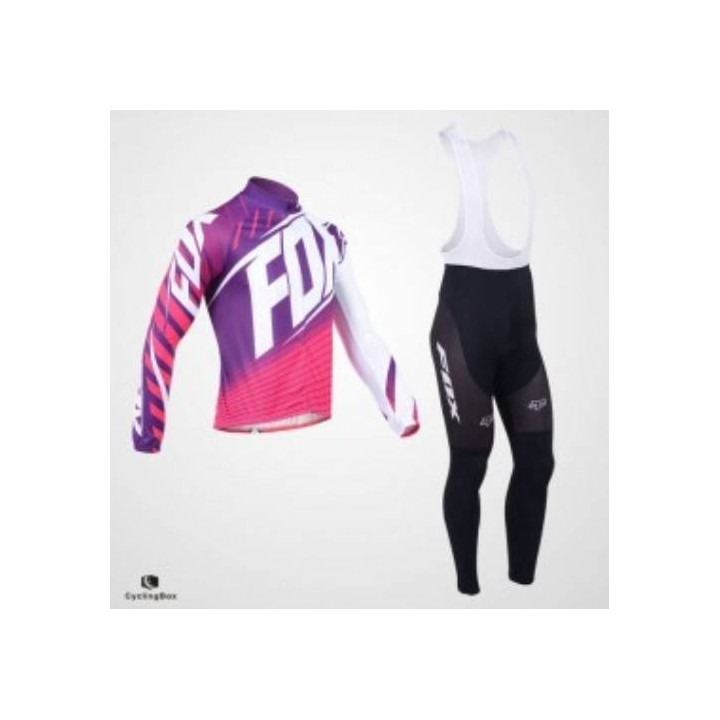 Ropa de ciclismo de invierno con tirantes FOX: comodidad y estilo para tus entrenos