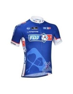 Conjunto de ciclismo corto FDJ para el verano, cómodo y fresco 2