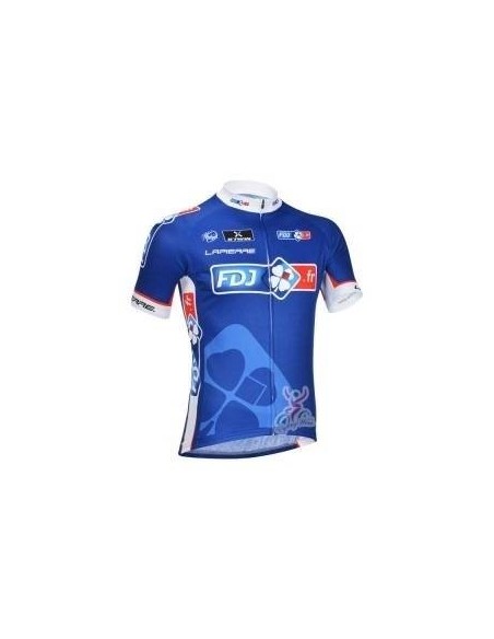 Conjunto de ciclismo corto FDJ para el verano, cómodo y fresco