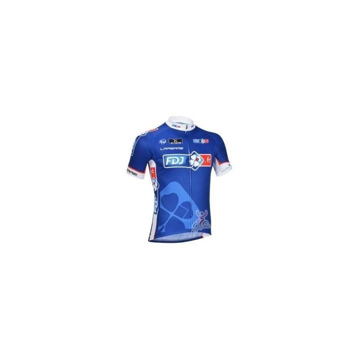 Conjunto de ciclismo corto FDJ para el verano, cómodo y fresco
