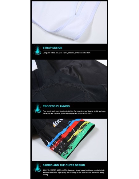 Conjunto de ciclismo corto Jokvie para el verano, comodidad y frescura aseguradas