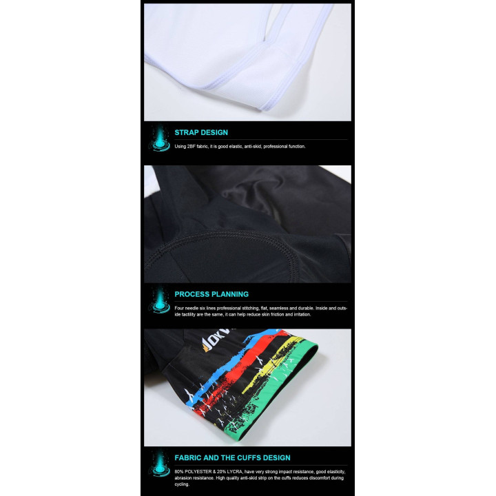 Conjunto de ciclismo corto Jokvie para el verano, comodidad y frescura aseguradas