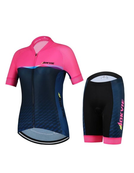 Conjunto de Ciclismo Corto para Mujer Jokvie: Comodidad y Estilo en Cada Paseo