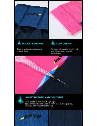 Conjunto de Ciclismo Corto para Mujer Jokvie: Comodidad y Estilo en Cada Paseo