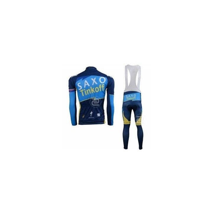 Conjunto de Ropa de Ciclismo de Invierno Saxo Bank: Comodidad y Estilo para tus Pedaladas