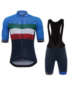 Ropa de ciclismo de verano con tirantes Italia para un pedaleo cómodo y fresco