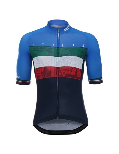 Ropa de ciclismo de verano con tirantes Italia para un pedaleo cómodo y fresco