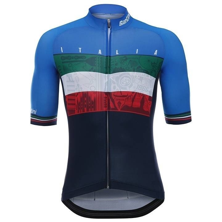 Ropa de ciclismo de verano con tirantes Italia para un pedaleo cómodo y fresco