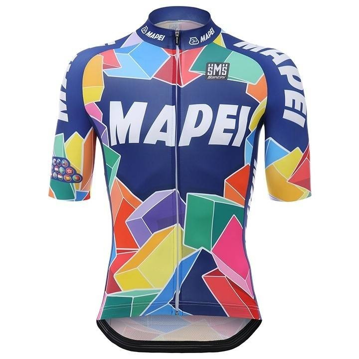 Maillot Corto MAPEI: comodidad y frescura para tus rutas en bici