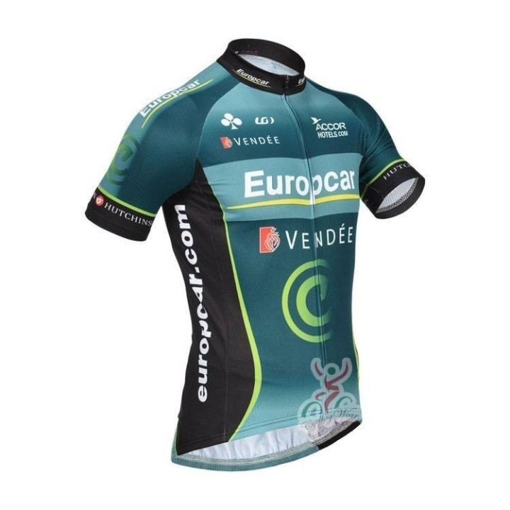 Maillot Corto Europcar: comodidad y frescura para tus rutas en bici