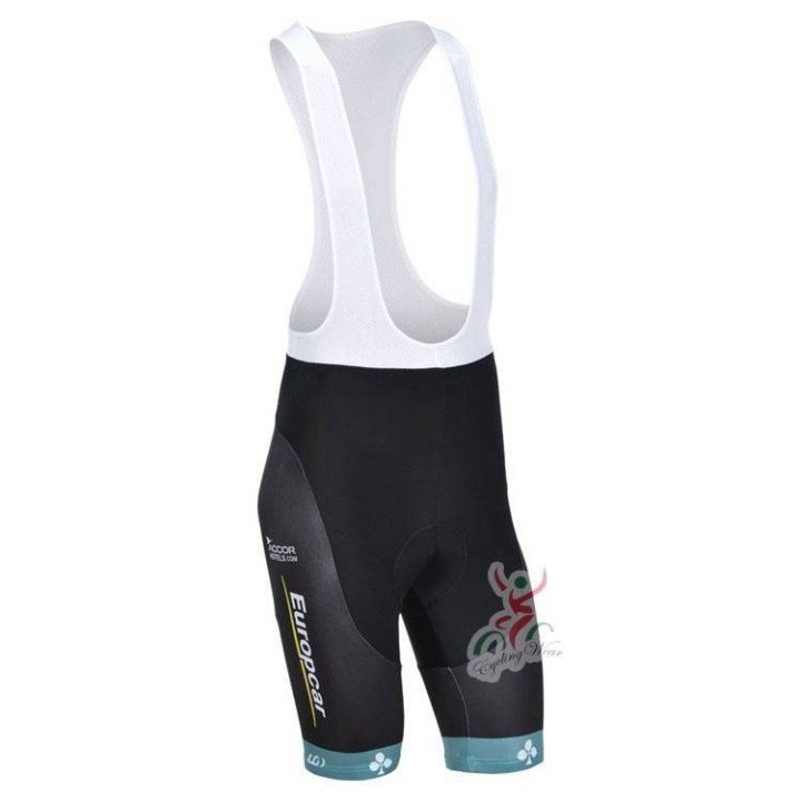 Culotte corto de ciclismo Europcar: comodidad y estilo en cada pedaleada