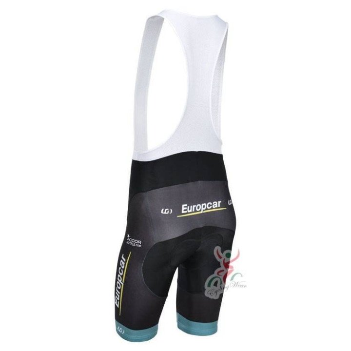 Culotte corto de ciclismo Europcar: comodidad y estilo en cada pedaleada