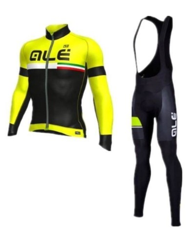 Ropa térmica de ciclismo ALE con tirantes para disfrutar del frío cómodamente