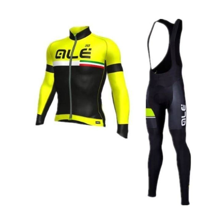 Ropa térmica de ciclismo ALE con tirantes para disfrutar del frío cómodamente