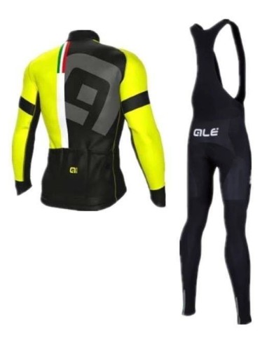 Ropa térmica de ciclismo ALE con tirantes para disfrutar del frío cómodamente