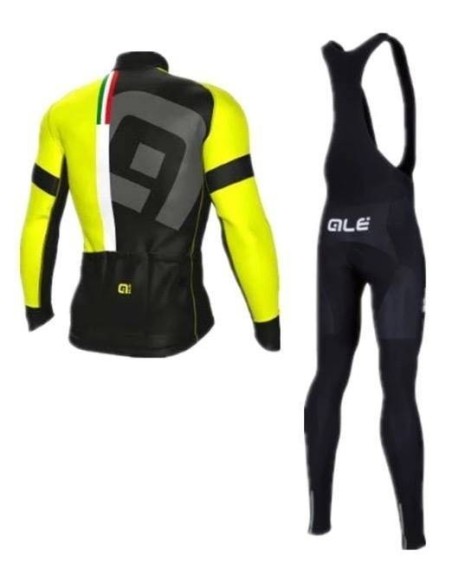 Ropa térmica de ciclismo ALE con tirantes para disfrutar del frío cómodamente