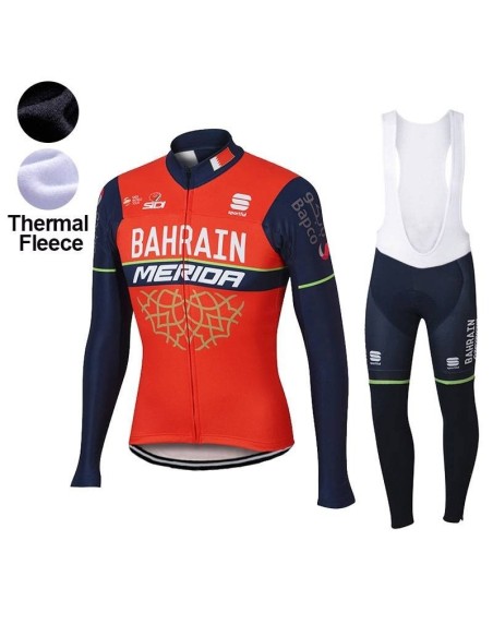 Ropa de ciclismo térmica BAHRAIN MERIDA: comodidad y estilo para tus rutas