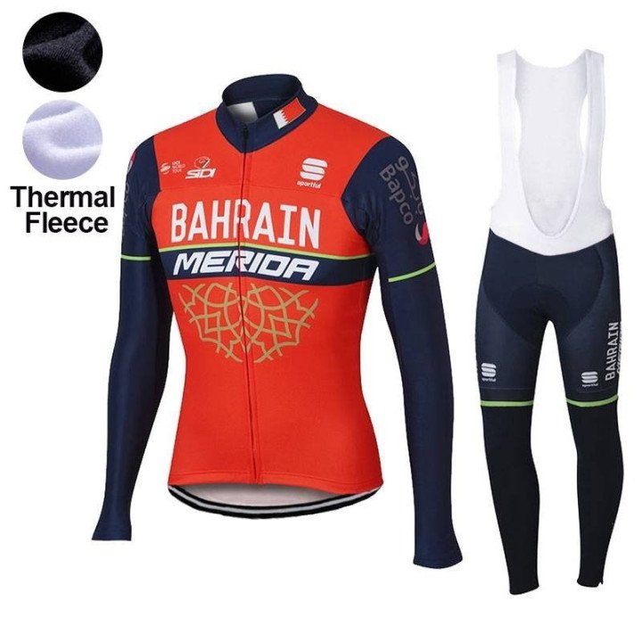 Ropa de ciclismo térmica BAHRAIN MERIDA: comodidad y estilo para tus rutas