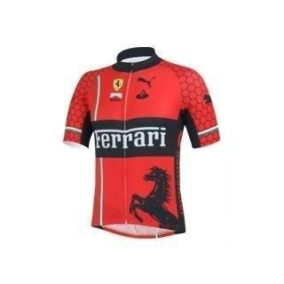 Maillot Corto Ferrari: comodidad y frescura para tus rutas en bici