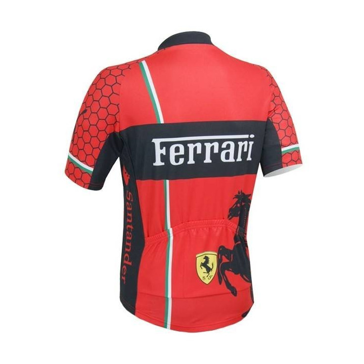 Maillot Corto Ferrari: comodidad y frescura para tus rutas en bici