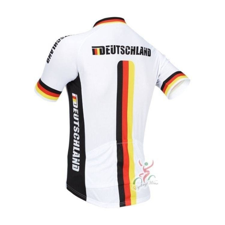 Maillot corto Alemania: comodidad y frescura para tus rutas en bicicleta