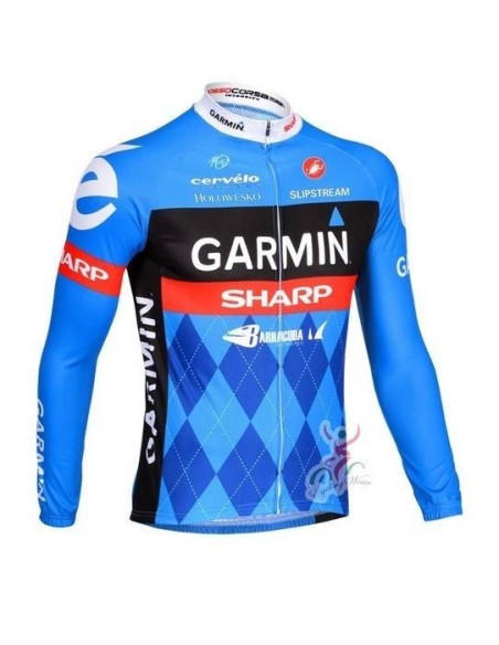 ropa térmica de ciclismo Garmin con tirantes para mantenerte cómodo y seco