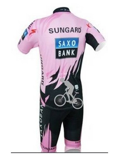 Conjunto de ciclismo de verano Saxo Bank: comodidad y estilo para tus paseos