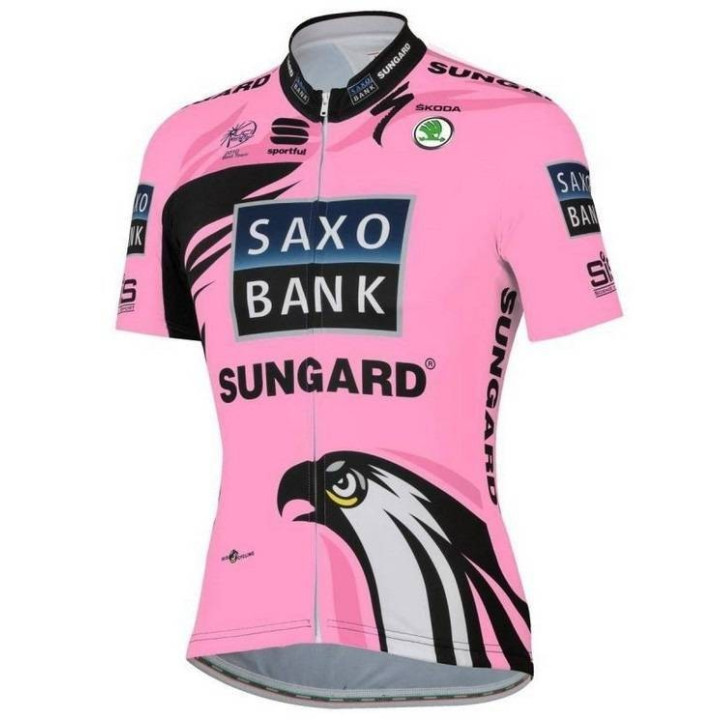 Conjunto de ciclismo de verano Saxo Bank: comodidad y estilo para tus paseos