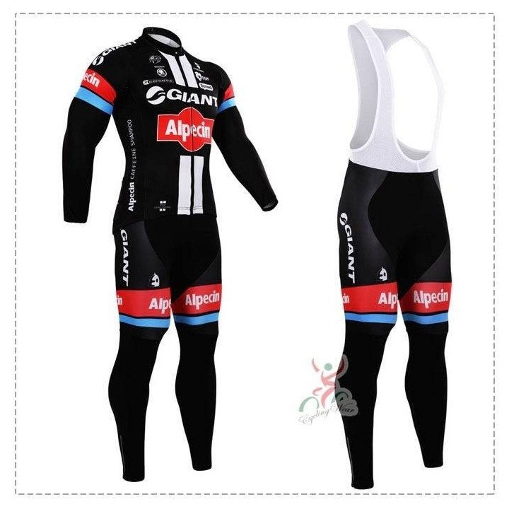 Ropa térmica de ciclismo Giant con tirantes para un pedaleo cómodo y fresco