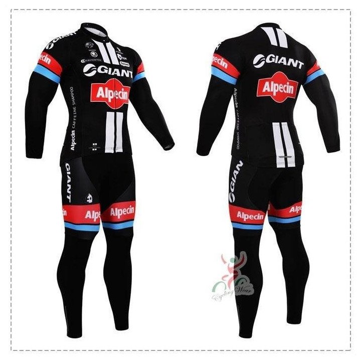 Ropa térmica de ciclismo Giant con tirantes para un pedaleo cómodo y fresco