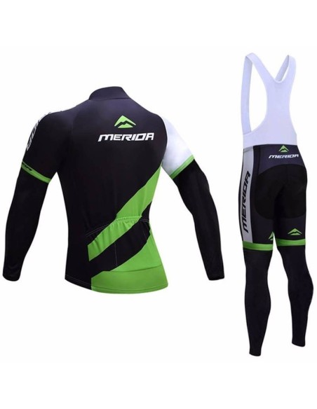 Ropa térmica de ciclismo Merida con tirantes para pedalear cómodo y fresco