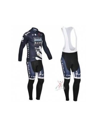 Ropa térmica Saxo Bank para ciclistas que buscan comodidad y estilo