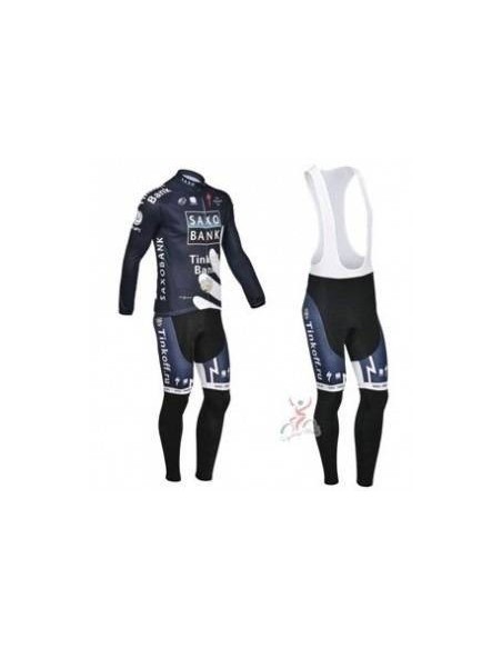 Ropa térmica Saxo Bank para ciclistas que buscan comodidad y estilo