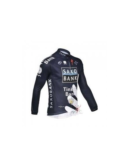 Ropa térmica Saxo Bank para ciclistas que buscan comodidad y estilo