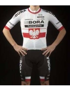 Conjunto corto de ciclismo Bora Hansgrohe para el verano, comodidad y frescura aseguradas