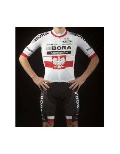 Conjunto corto de ciclismo Bora Hansgrohe para el verano, comodidad y frescura aseguradas
