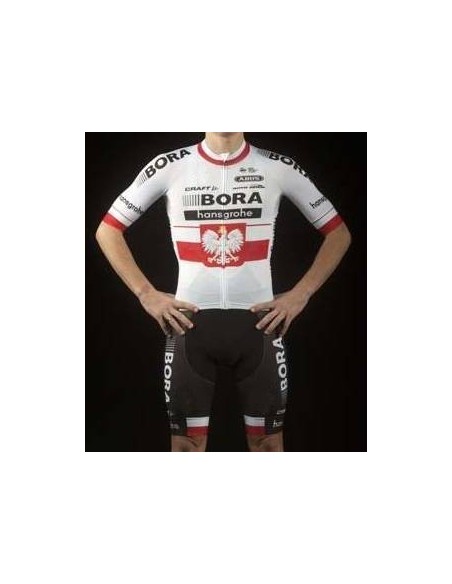 Conjunto corto de ciclismo Bora Hansgrohe para el verano, comodidad y frescura aseguradas