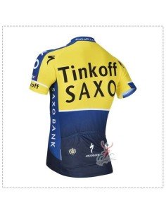 Maillot Ciclista Corto Saxo Bank: Comodidad y Rendimiento para Ciclistas 2