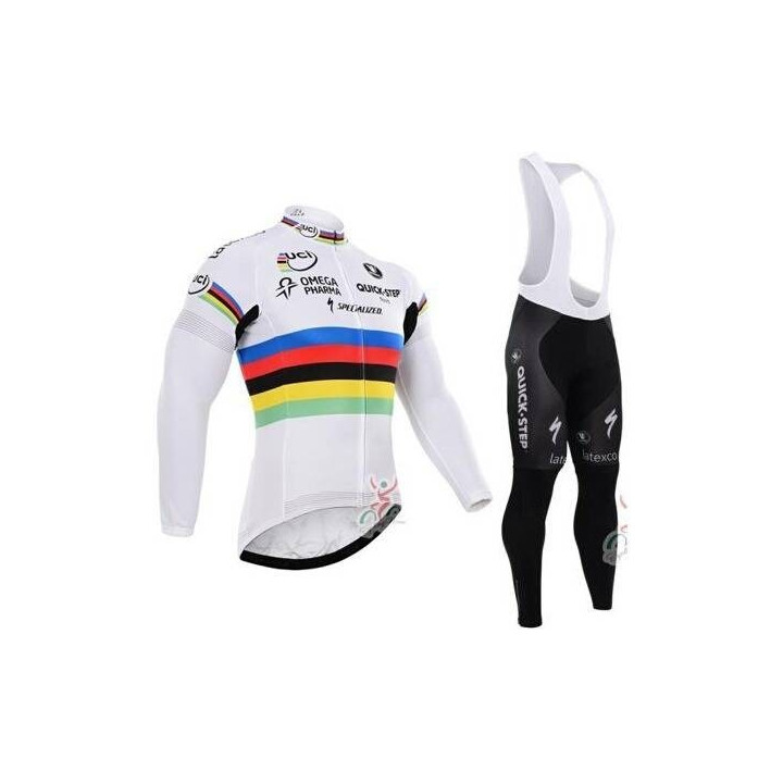 Ropa de ciclismo térmica Quick Step UCI: comodidad y calidad para tus entrenamientos