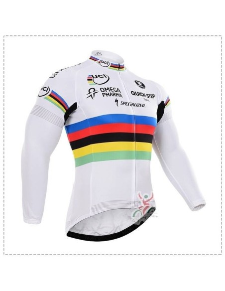 Ropa de ciclismo térmica Quick Step UCI: comodidad y calidad para tus entrenamientos